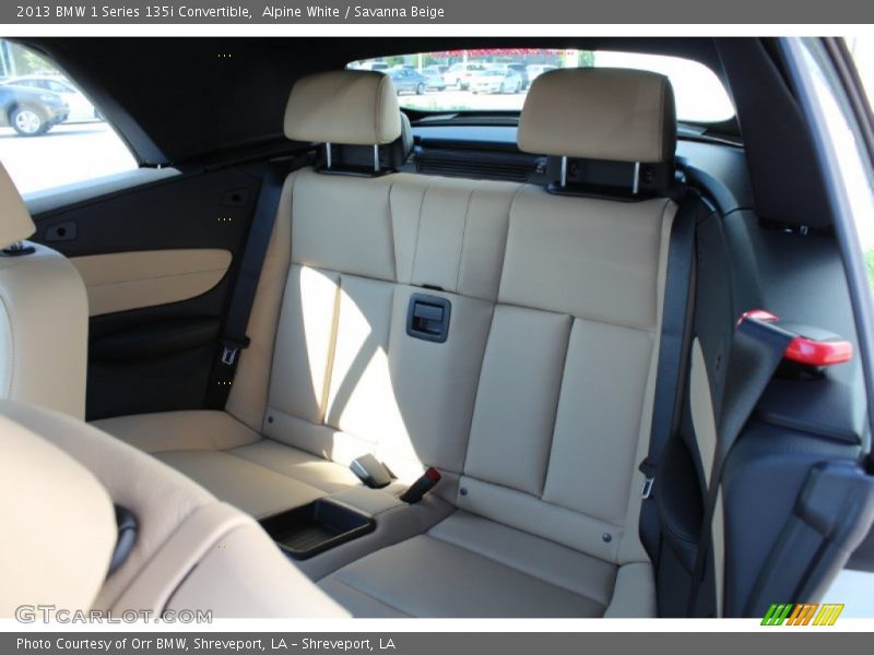 Rear Seat of 2013 1 Series 135i Convertible