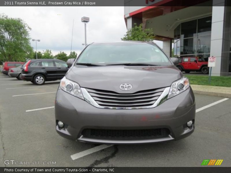 Predawn Gray Mica / Bisque 2011 Toyota Sienna XLE