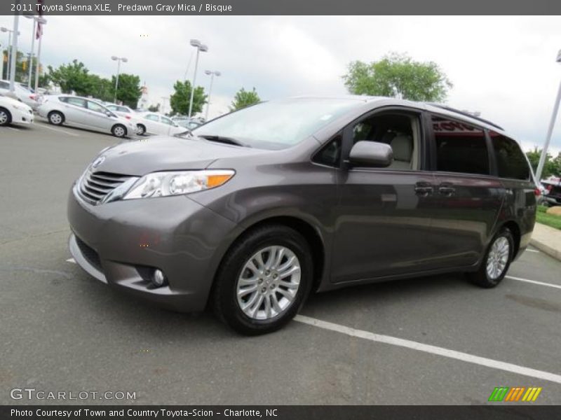 Predawn Gray Mica / Bisque 2011 Toyota Sienna XLE