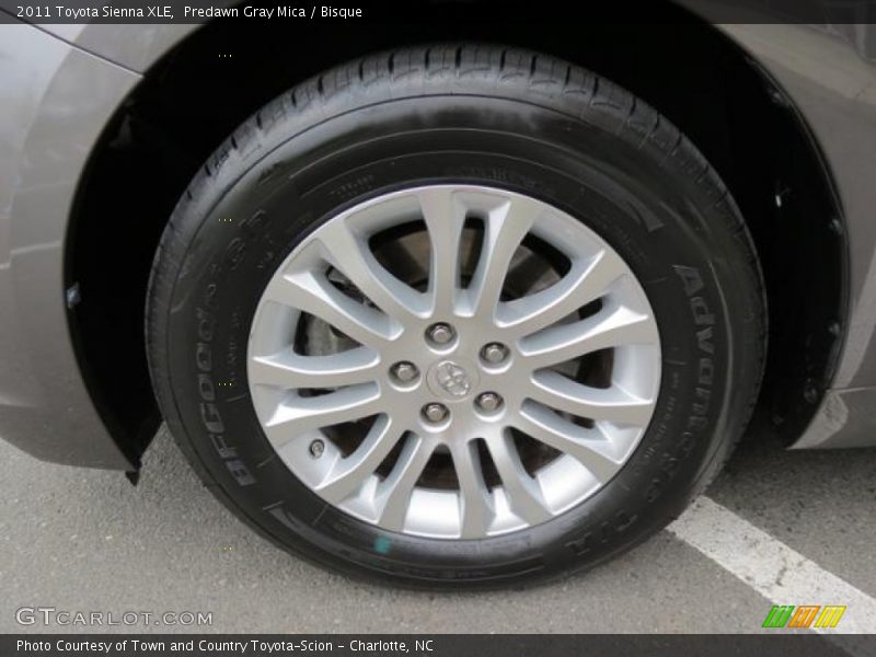 Predawn Gray Mica / Bisque 2011 Toyota Sienna XLE