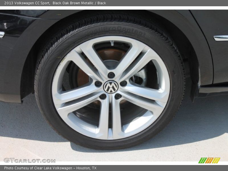 Black Oak Brown Metallic / Black 2013 Volkswagen CC Sport