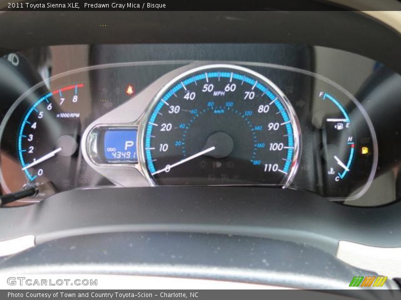Predawn Gray Mica / Bisque 2011 Toyota Sienna XLE