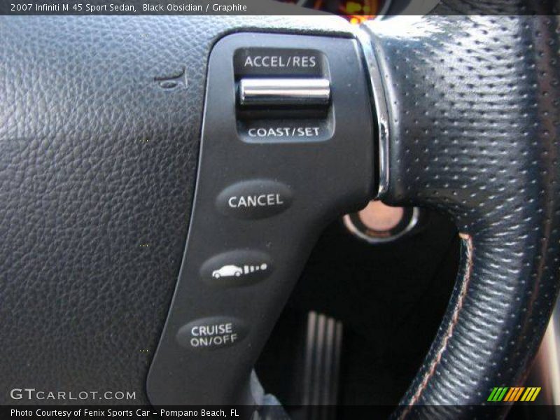 Black Obsidian / Graphite 2007 Infiniti M 45 Sport Sedan
