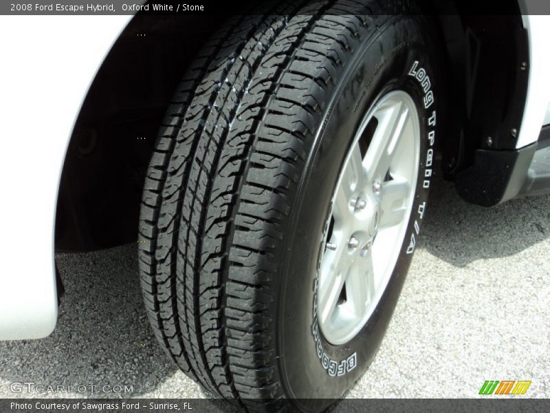 Oxford White / Stone 2008 Ford Escape Hybrid