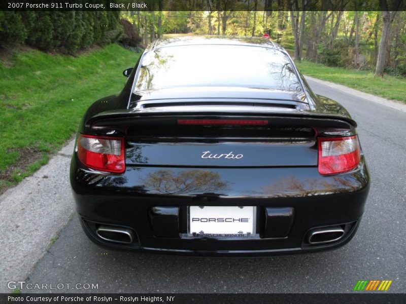 Black / Black 2007 Porsche 911 Turbo Coupe