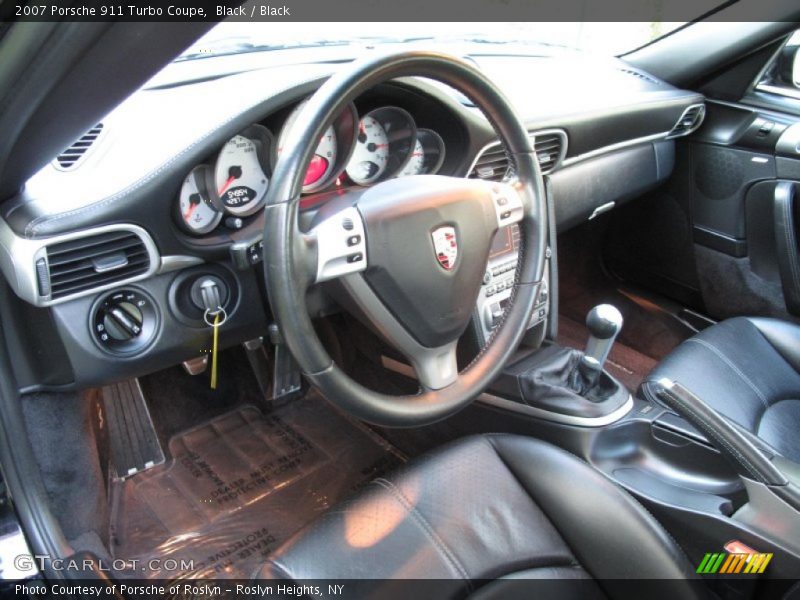 Black Interior - 2007 911 Turbo Coupe 