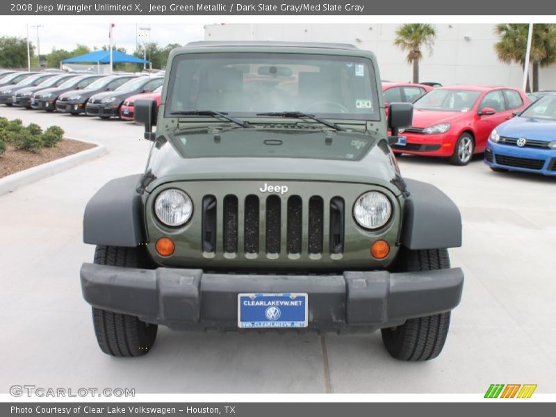 Jeep Green Metallic / Dark Slate Gray/Med Slate Gray 2008 Jeep Wrangler Unlimited X