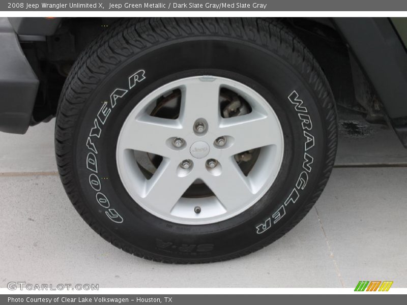 Jeep Green Metallic / Dark Slate Gray/Med Slate Gray 2008 Jeep Wrangler Unlimited X