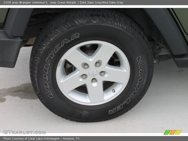 Jeep Green Metallic / Dark Slate Gray/Med Slate Gray 2008 Jeep Wrangler Unlimited X