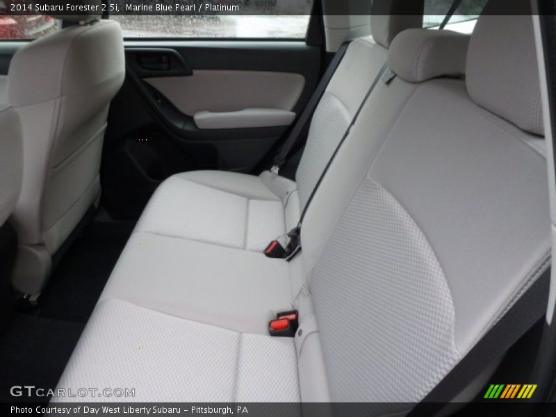 Marine Blue Pearl / Platinum 2014 Subaru Forester 2.5i