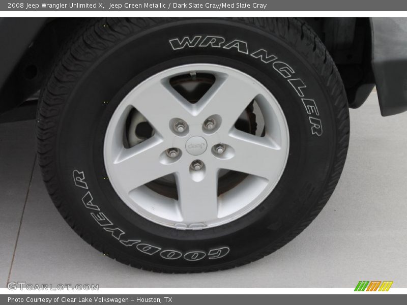 Jeep Green Metallic / Dark Slate Gray/Med Slate Gray 2008 Jeep Wrangler Unlimited X