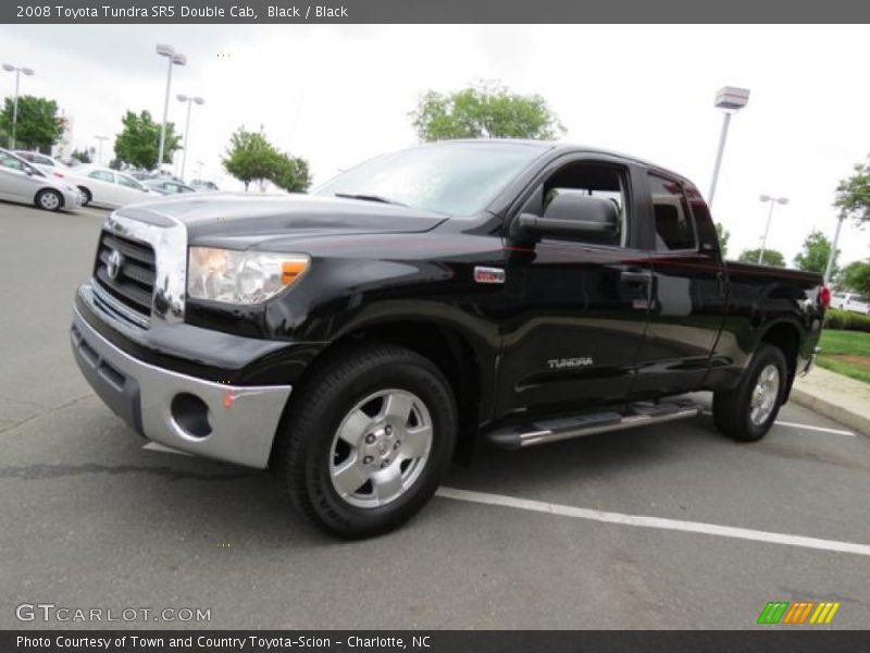 Black / Black 2008 Toyota Tundra SR5 Double Cab