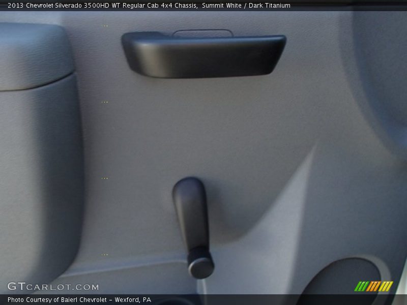 Summit White / Dark Titanium 2013 Chevrolet Silverado 3500HD WT Regular Cab 4x4 Chassis