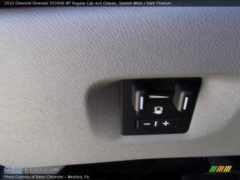 Summit White / Dark Titanium 2013 Chevrolet Silverado 3500HD WT Regular Cab 4x4 Chassis