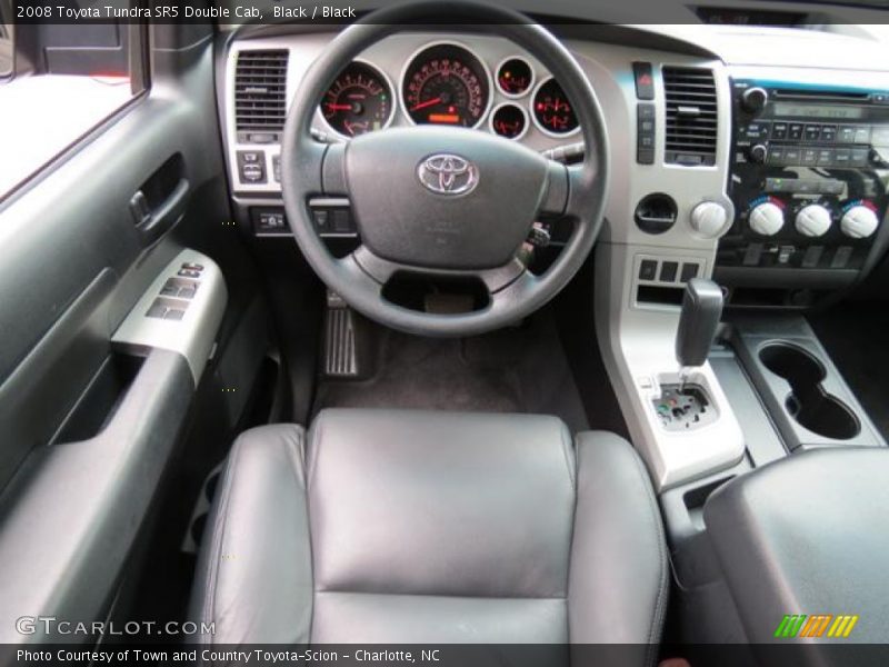 Black / Black 2008 Toyota Tundra SR5 Double Cab