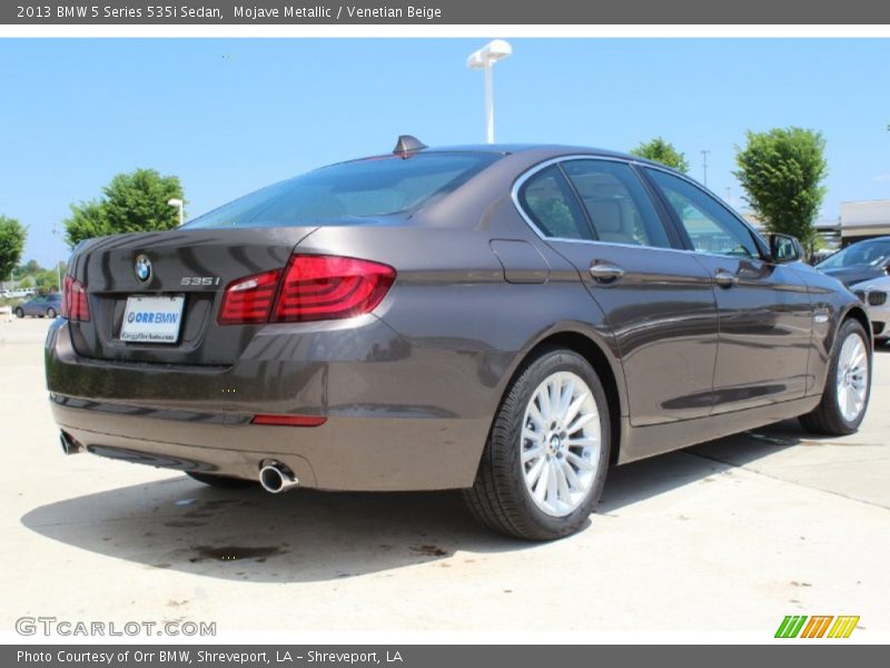 Mojave Metallic / Venetian Beige 2013 BMW 5 Series 535i Sedan