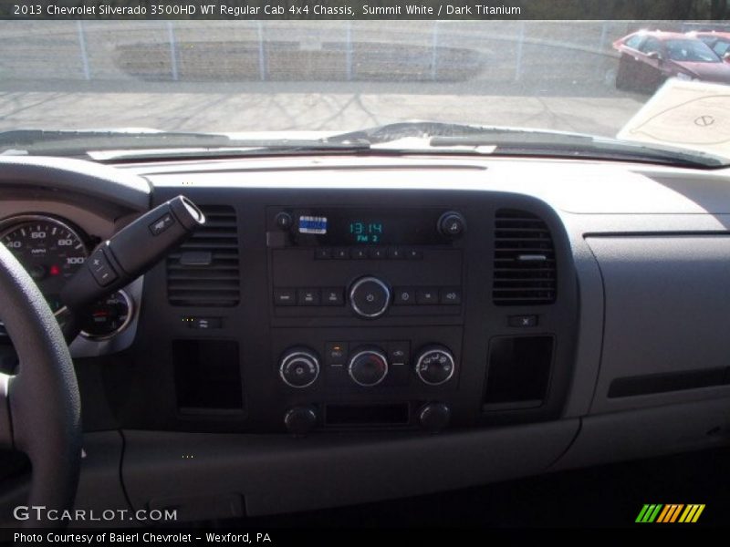 Summit White / Dark Titanium 2013 Chevrolet Silverado 3500HD WT Regular Cab 4x4 Chassis