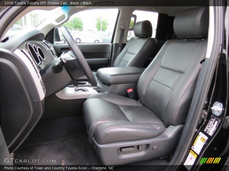 Black / Black 2008 Toyota Tundra SR5 Double Cab