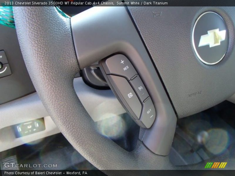 Summit White / Dark Titanium 2013 Chevrolet Silverado 3500HD WT Regular Cab 4x4 Chassis