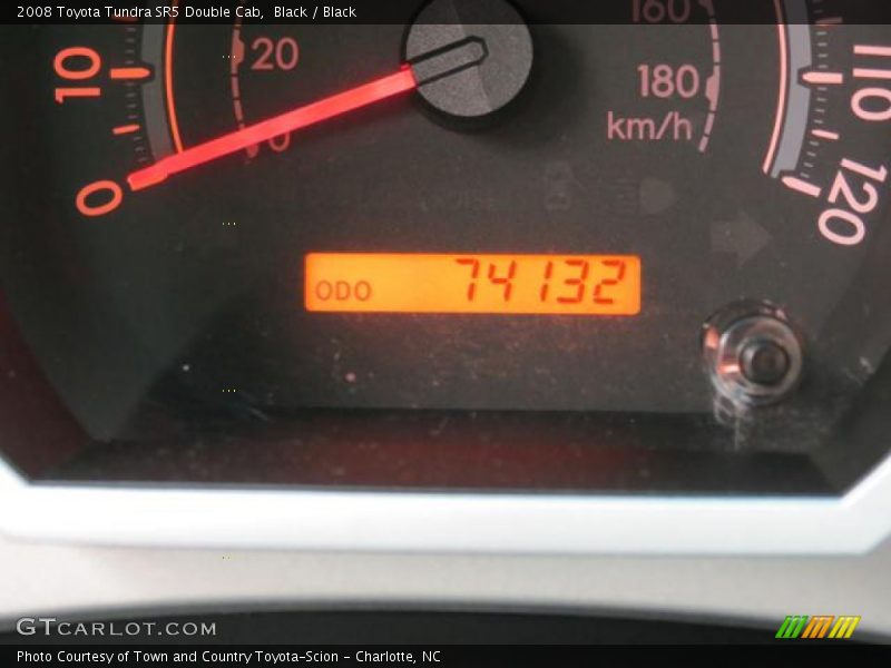 Black / Black 2008 Toyota Tundra SR5 Double Cab