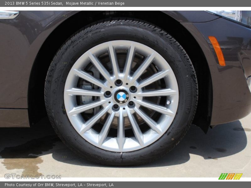 Mojave Metallic / Venetian Beige 2013 BMW 5 Series 535i Sedan