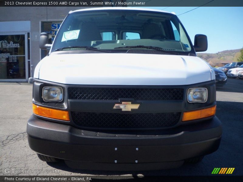 Summit White / Medium Pewter 2013 Chevrolet Express 1500 AWD Cargo Van