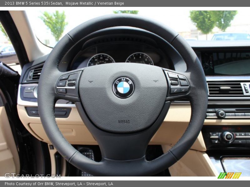 Mojave Metallic / Venetian Beige 2013 BMW 5 Series 535i Sedan