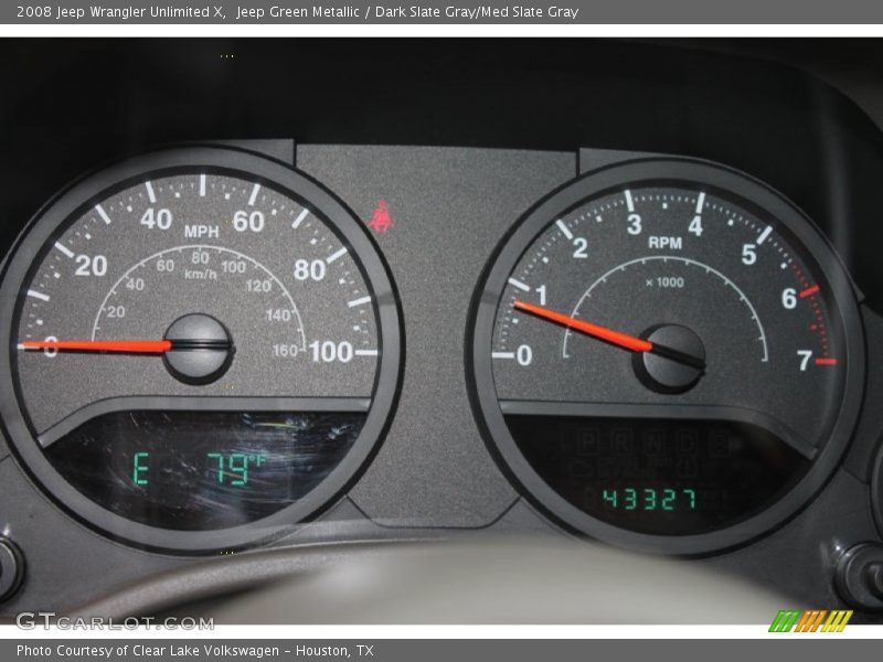 Jeep Green Metallic / Dark Slate Gray/Med Slate Gray 2008 Jeep Wrangler Unlimited X