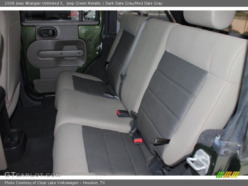 Jeep Green Metallic / Dark Slate Gray/Med Slate Gray 2008 Jeep Wrangler Unlimited X