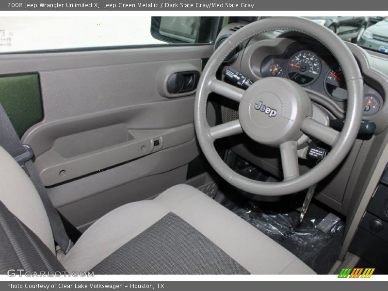 Jeep Green Metallic / Dark Slate Gray/Med Slate Gray 2008 Jeep Wrangler Unlimited X