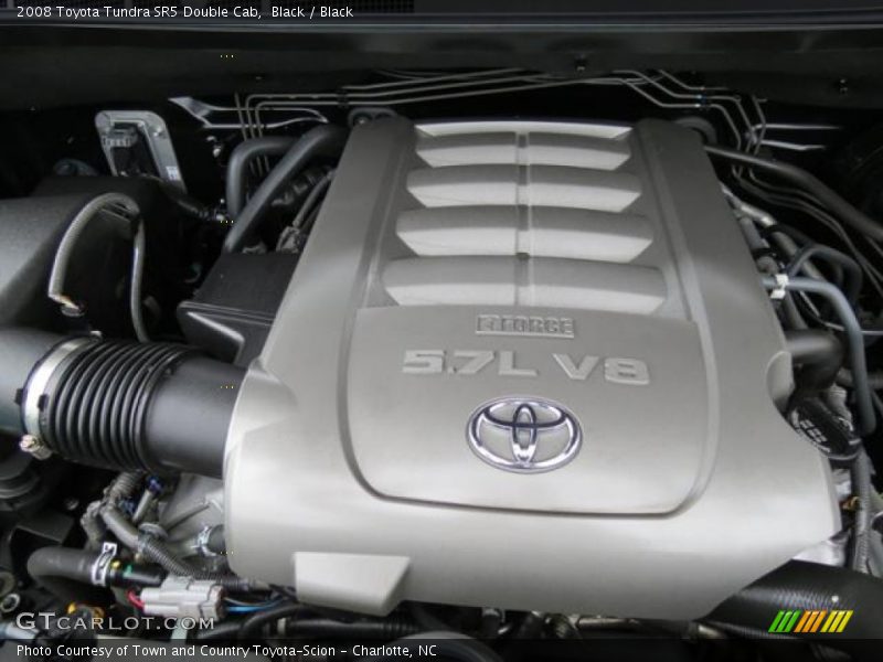 Black / Black 2008 Toyota Tundra SR5 Double Cab