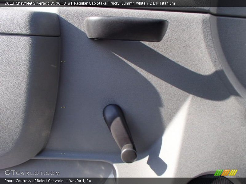 Summit White / Dark Titanium 2013 Chevrolet Silverado 3500HD WT Regular Cab Stake Truck