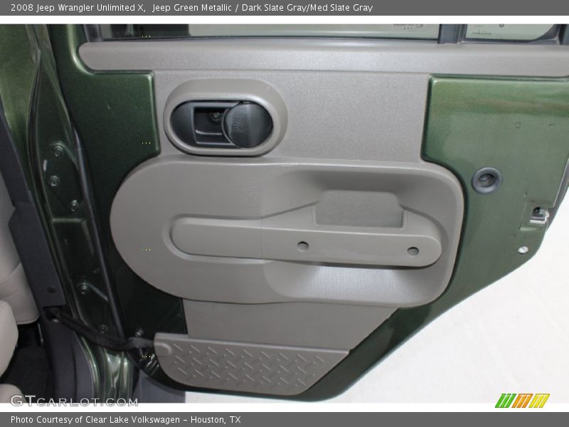 Jeep Green Metallic / Dark Slate Gray/Med Slate Gray 2008 Jeep Wrangler Unlimited X