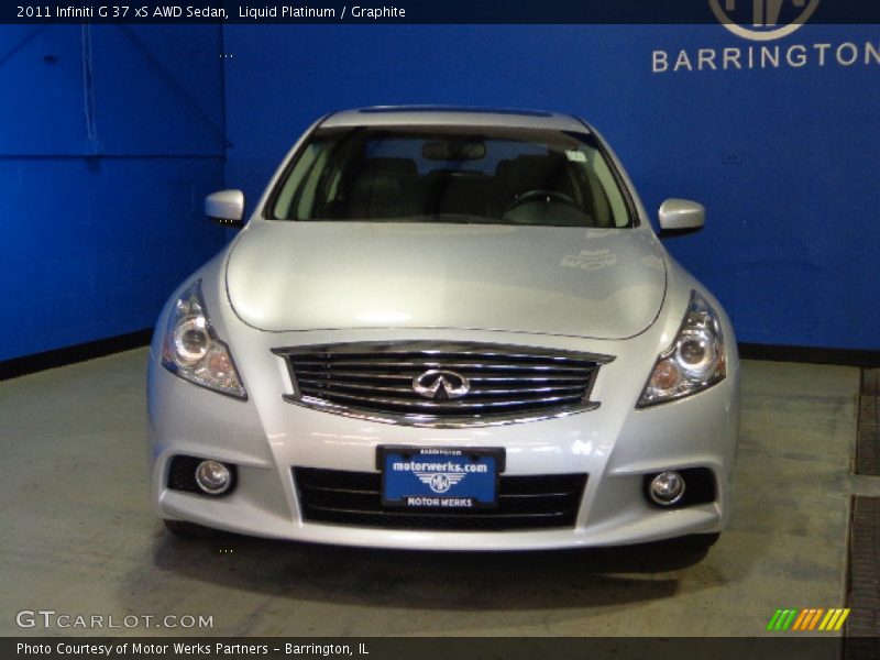 Liquid Platinum / Graphite 2011 Infiniti G 37 xS AWD Sedan