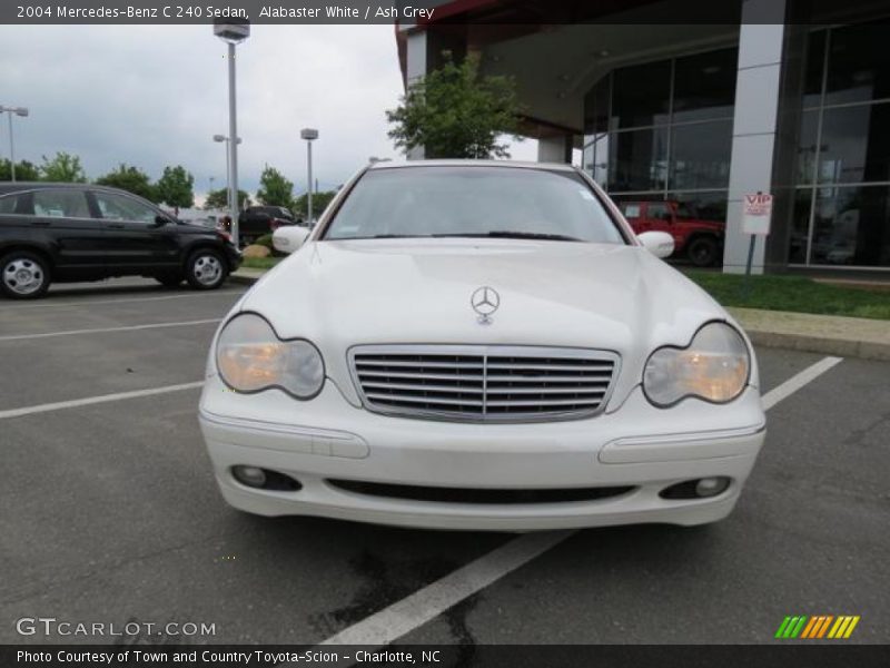 Alabaster White / Ash Grey 2004 Mercedes-Benz C 240 Sedan
