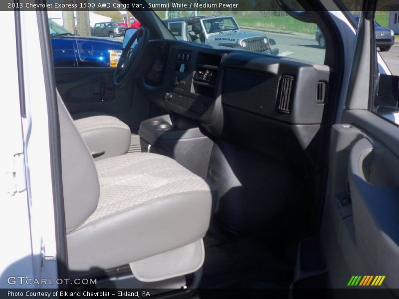 Summit White / Medium Pewter 2013 Chevrolet Express 1500 AWD Cargo Van