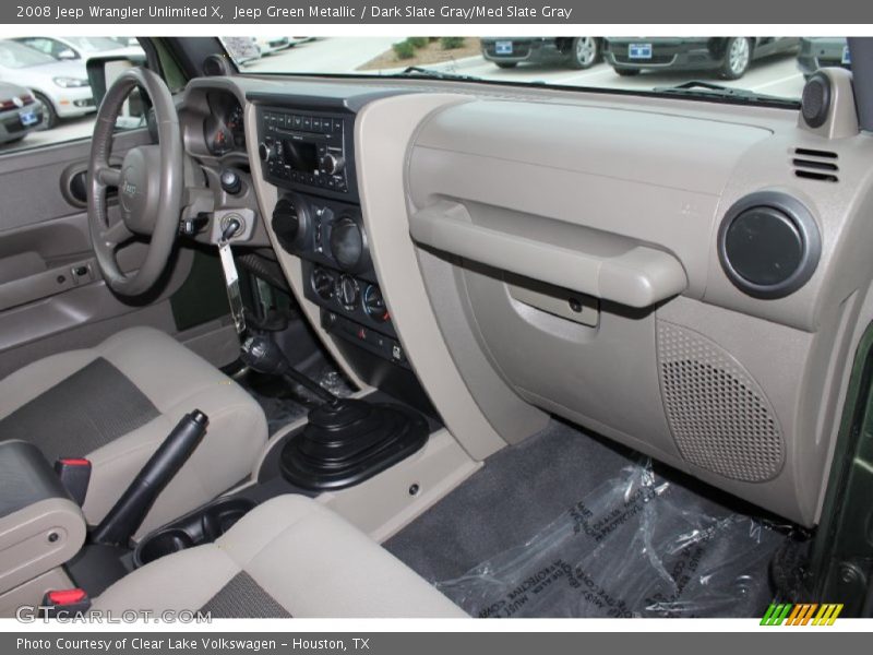 Jeep Green Metallic / Dark Slate Gray/Med Slate Gray 2008 Jeep Wrangler Unlimited X