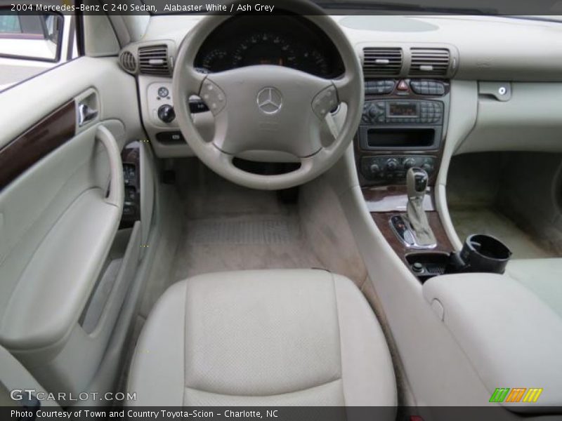 Alabaster White / Ash Grey 2004 Mercedes-Benz C 240 Sedan