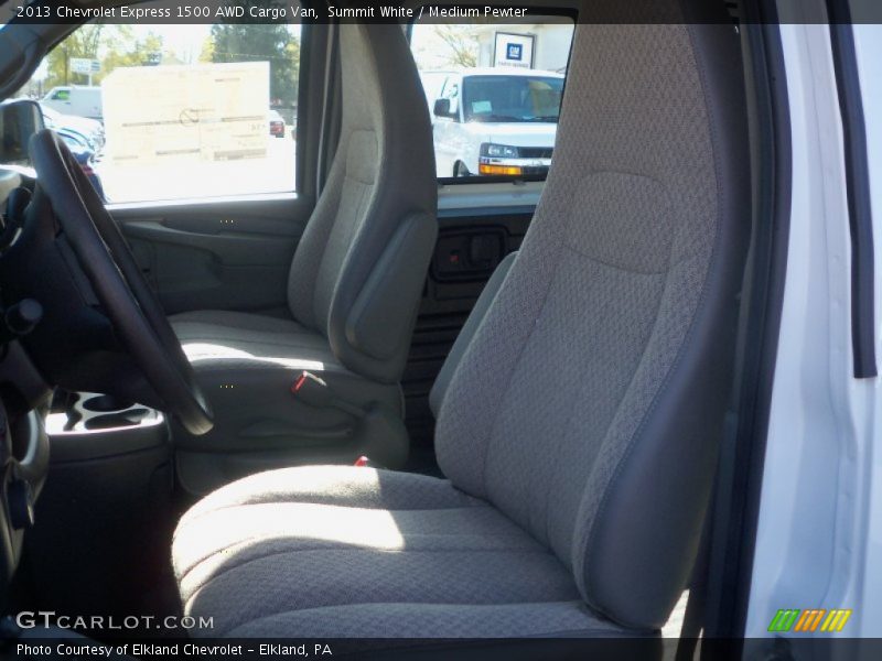 Summit White / Medium Pewter 2013 Chevrolet Express 1500 AWD Cargo Van