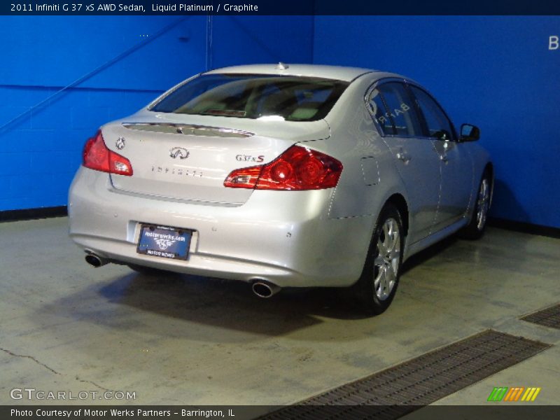 Liquid Platinum / Graphite 2011 Infiniti G 37 xS AWD Sedan