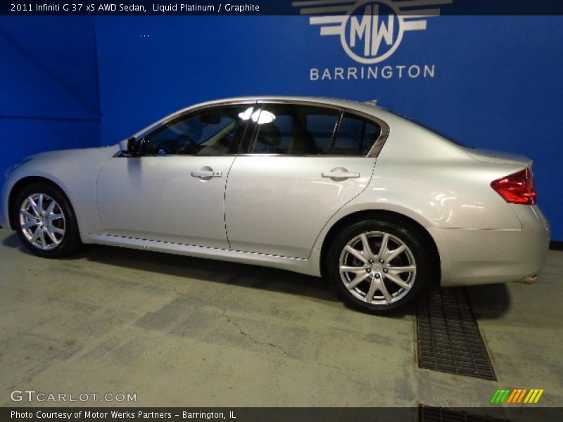 Liquid Platinum / Graphite 2011 Infiniti G 37 xS AWD Sedan
