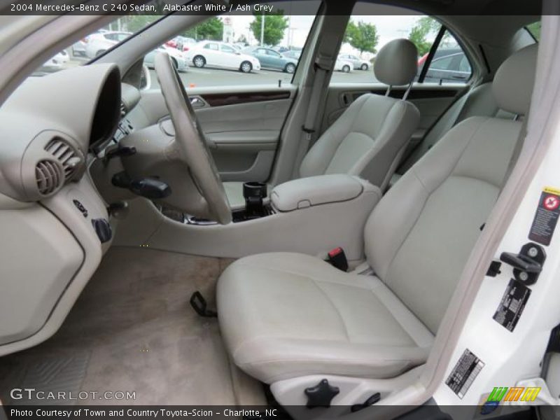 Alabaster White / Ash Grey 2004 Mercedes-Benz C 240 Sedan