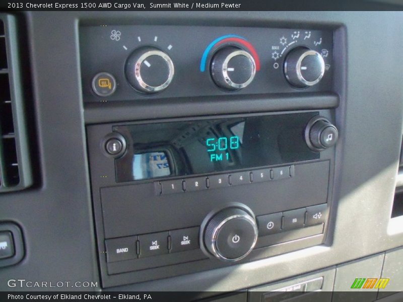 Summit White / Medium Pewter 2013 Chevrolet Express 1500 AWD Cargo Van