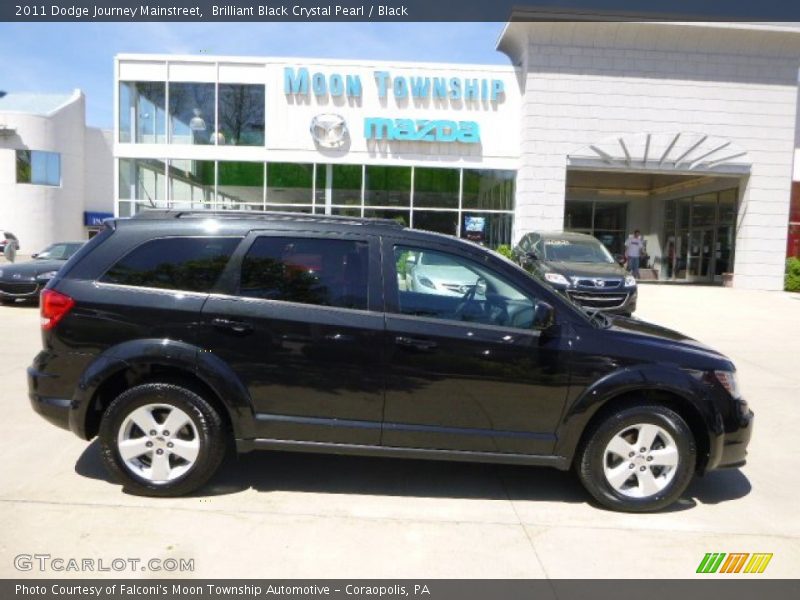 Brilliant Black Crystal Pearl / Black 2011 Dodge Journey Mainstreet