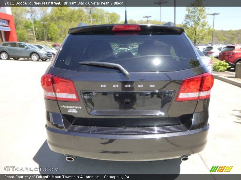 Brilliant Black Crystal Pearl / Black 2011 Dodge Journey Mainstreet