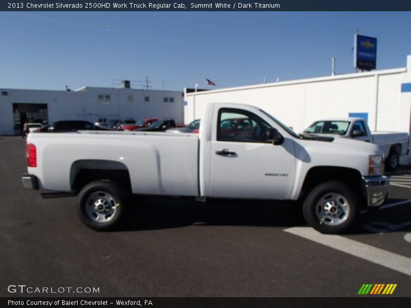 Summit White / Dark Titanium 2013 Chevrolet Silverado 2500HD Work Truck Regular Cab