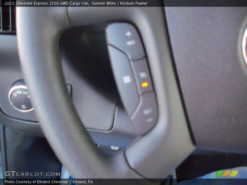Summit White / Medium Pewter 2013 Chevrolet Express 1500 AWD Cargo Van