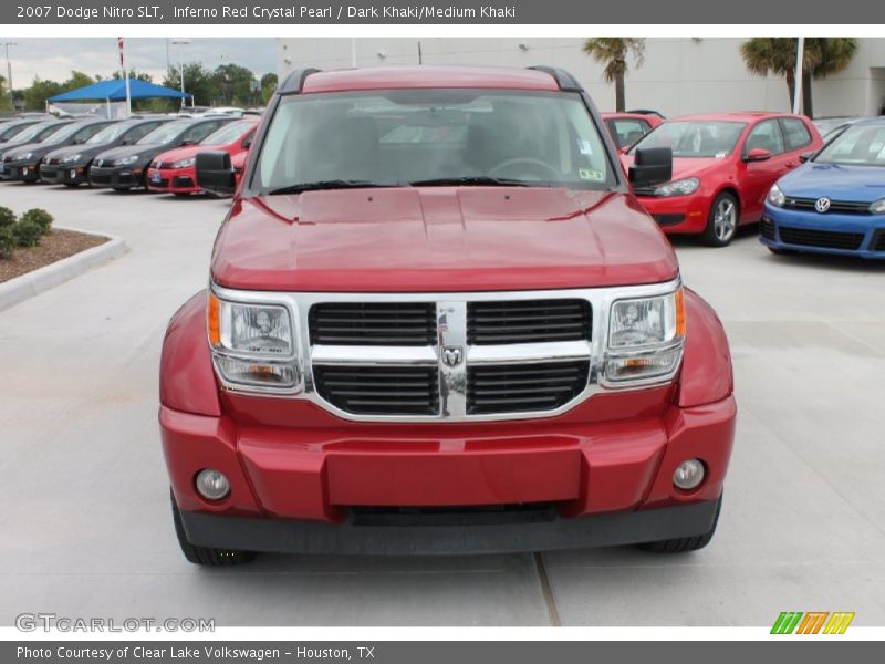 Inferno Red Crystal Pearl / Dark Khaki/Medium Khaki 2007 Dodge Nitro SLT