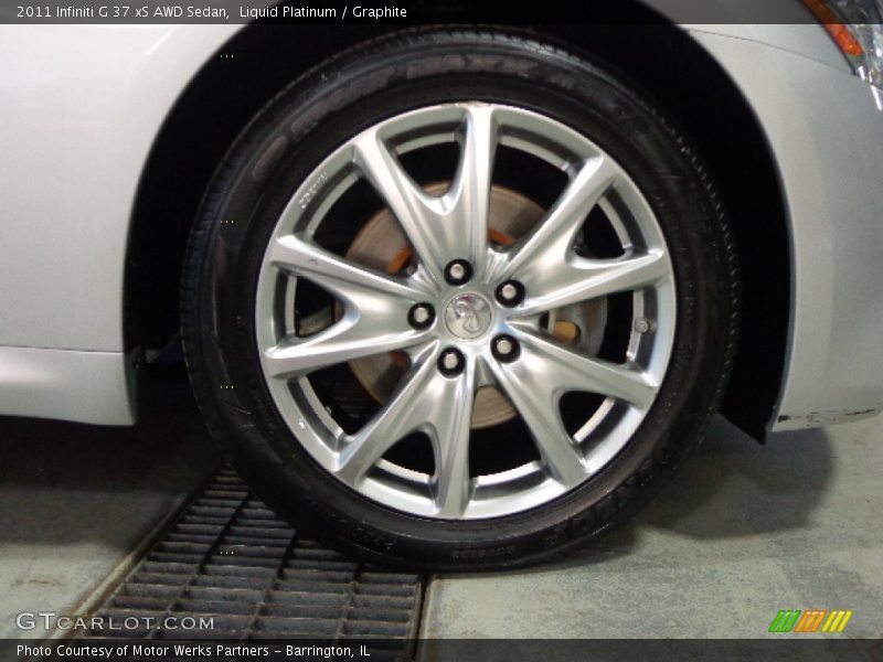 Liquid Platinum / Graphite 2011 Infiniti G 37 xS AWD Sedan