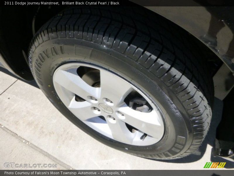 Brilliant Black Crystal Pearl / Black 2011 Dodge Journey Mainstreet